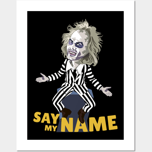 Say my NAME Wall Art by Tiro1Linea